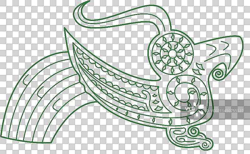 青铜鸟纹图片素材