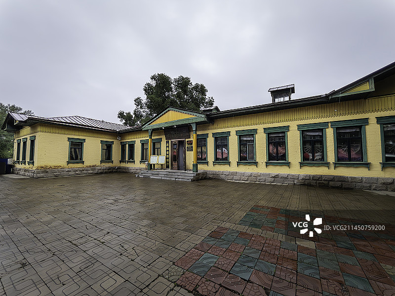 中东铁路建筑：扎兰屯六国饭店旧址（内蒙古呼伦贝尔市）图片素材