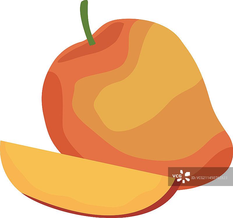 芒果新鲜水果图标设计图片素材