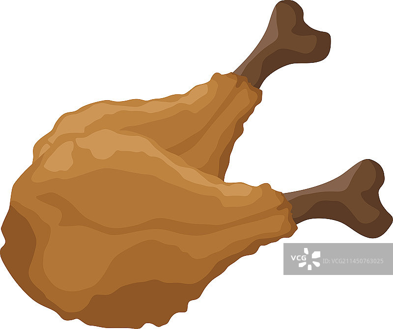 烤鸡腿美食图标图片素材