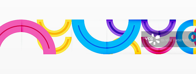 彩色的圆形抽象背景，充满活力图片素材