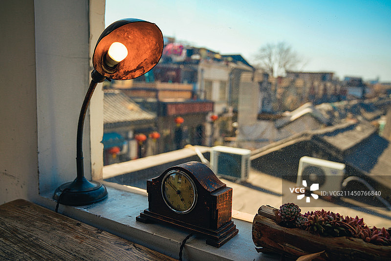 北京冬天的胡同杨梅竹斜街图片素材