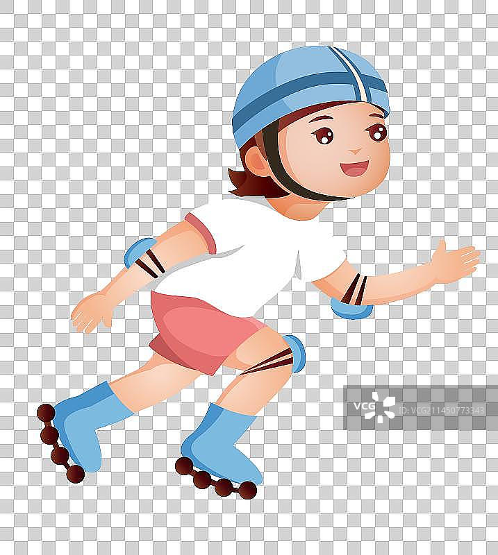 滑冰女孩图片素材
