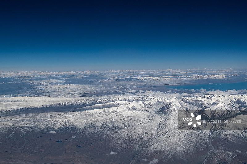 航拍新疆自然风光图片素材