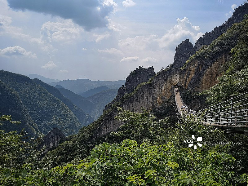 武陵山大裂谷图片素材