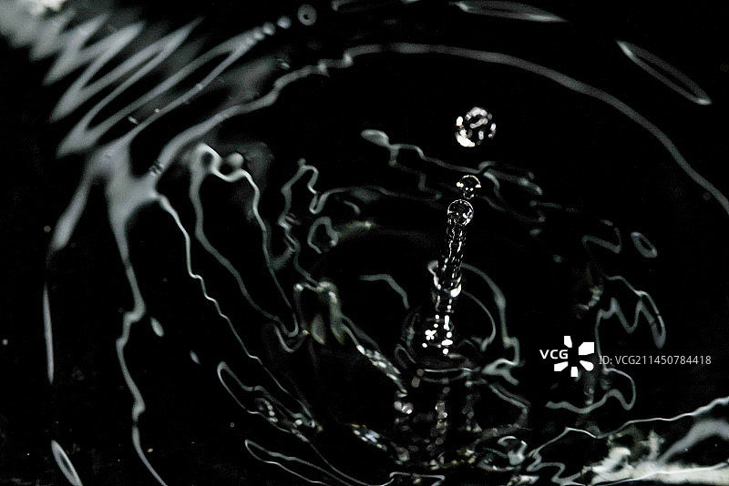 溅射的水波纹图片素材