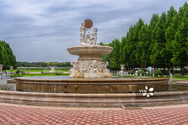 陕西省咸阳市张裕瑞那城堡酒庄图片素材