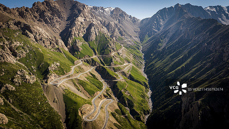 独库公路风景图片素材