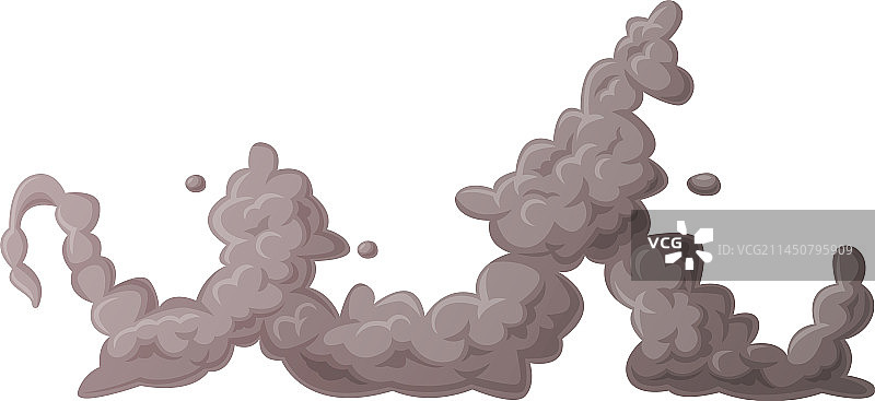 灰色烟雾云和尘埃爆炸图片素材