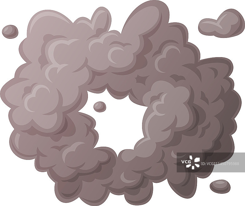 灰色烟雾云和尘埃爆炸图片素材