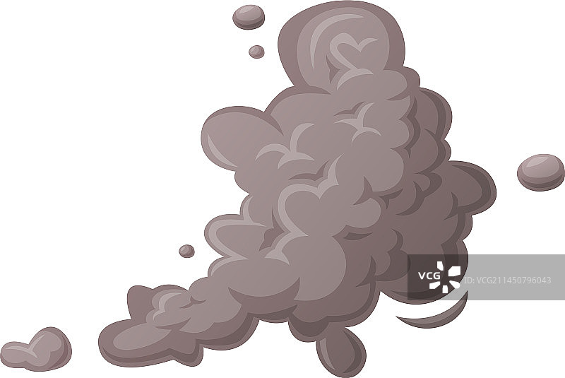 灰色烟雾云和尘埃爆炸图片素材