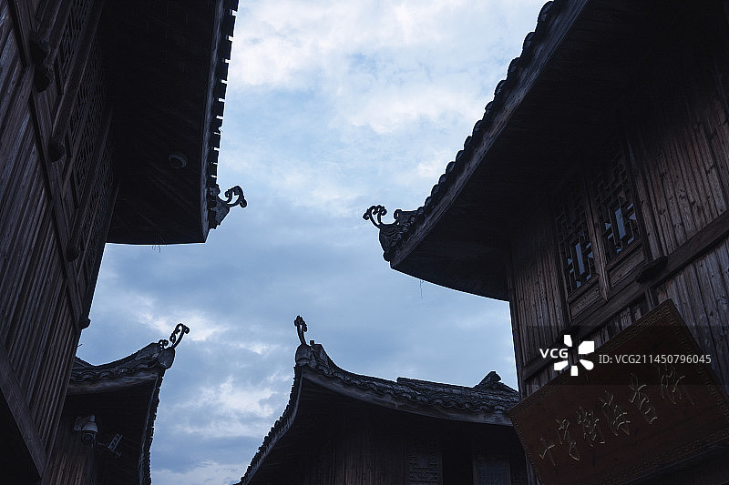浙江 临海市 台州府城 紫阳街图片素材