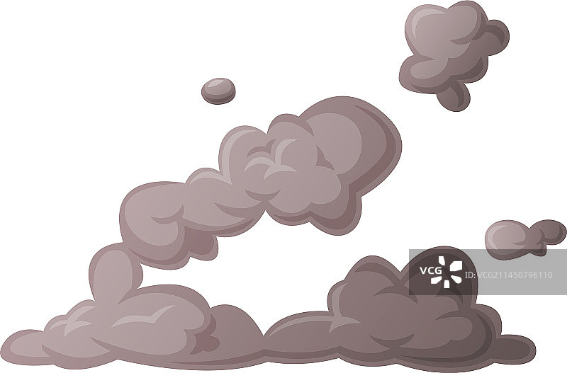 灰色烟雾云和尘埃爆炸图片素材