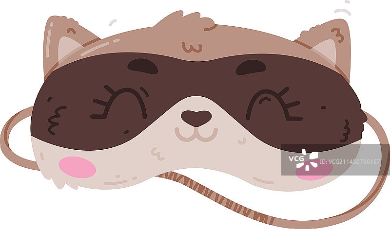 睡眠眼罩，布料遮盖图片素材