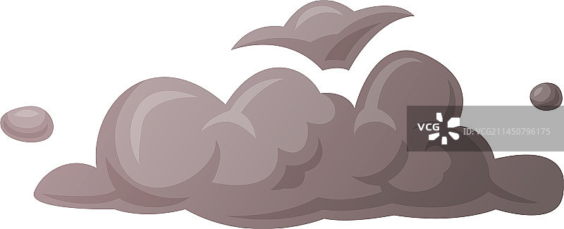 灰色烟雾云和尘埃爆炸图片素材