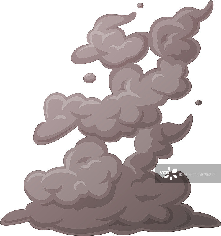 灰色烟雾云和尘埃爆炸图片素材