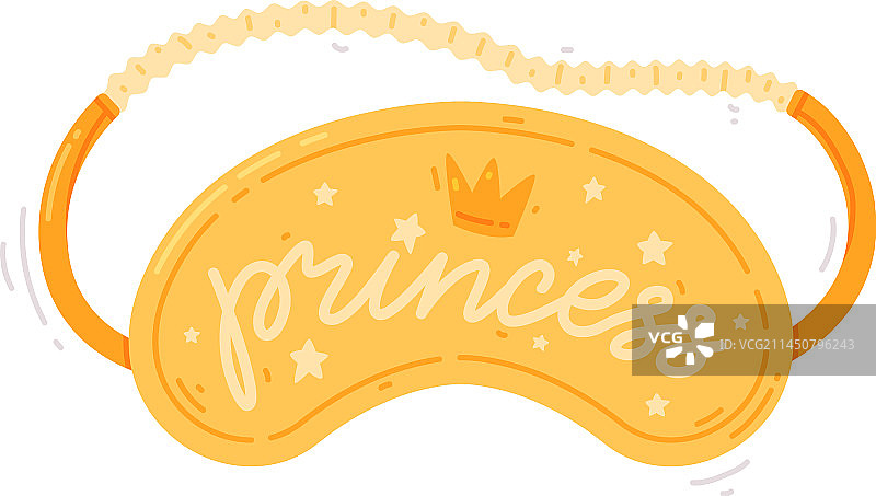 橙色睡眠眼罩图片素材