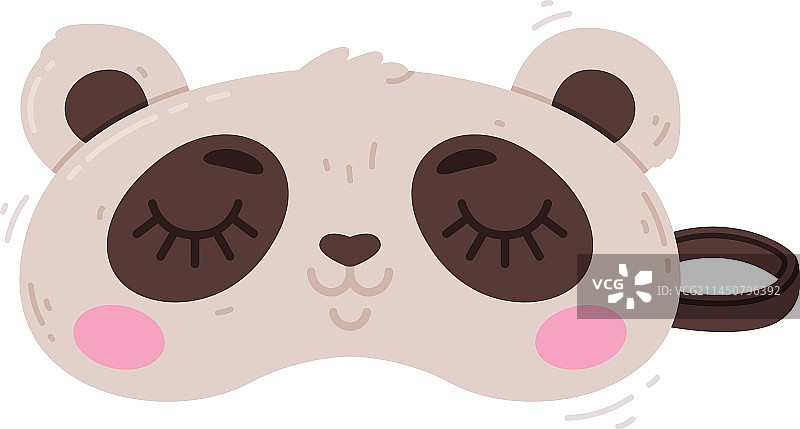 熊猫睡眠眼罩图片素材