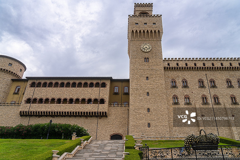 陕西省咸阳市张裕瑞那城堡酒庄图片素材