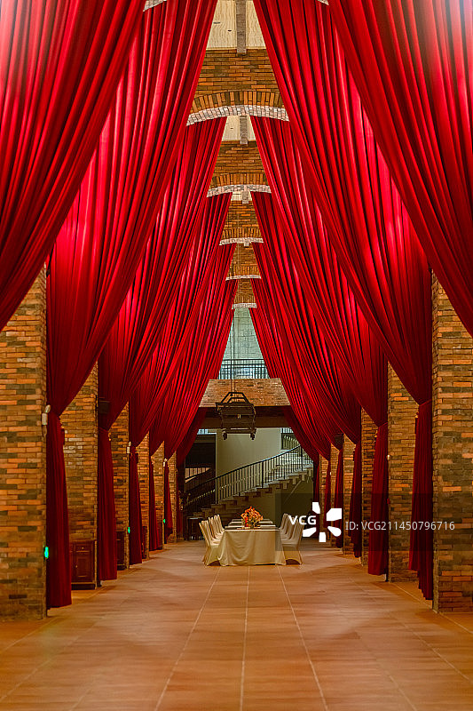 陕西省咸阳市张裕瑞那城堡酒庄图片素材