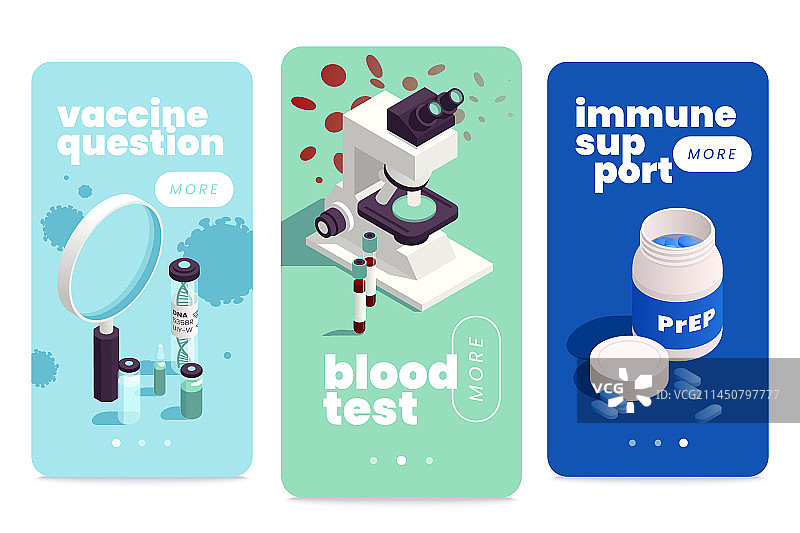 艾滋病横幅套装图片素材