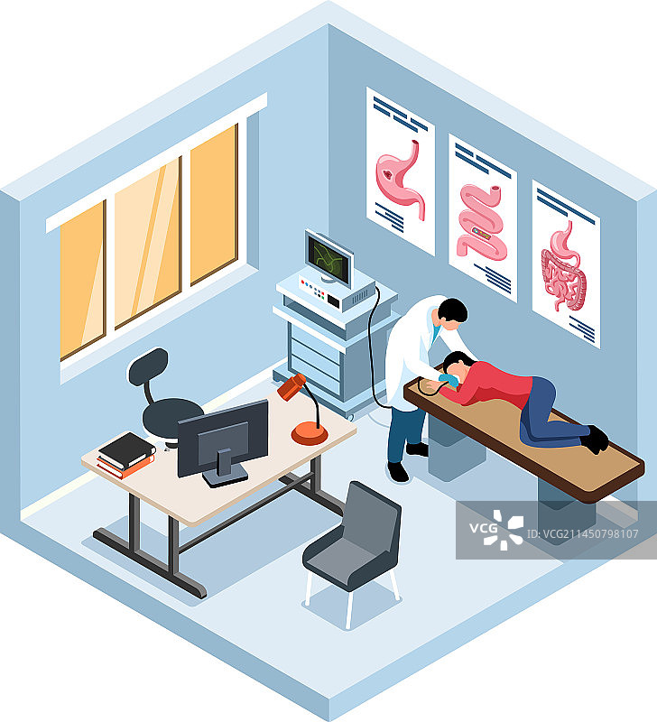 肠胃科医生2.5D图图片素材