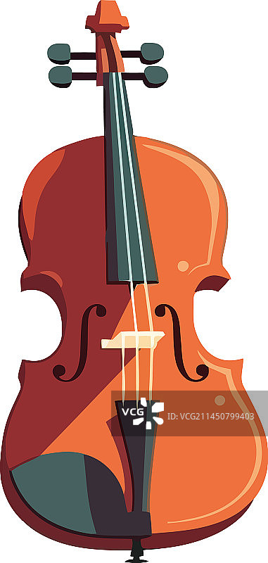 木制小提琴设计图片素材