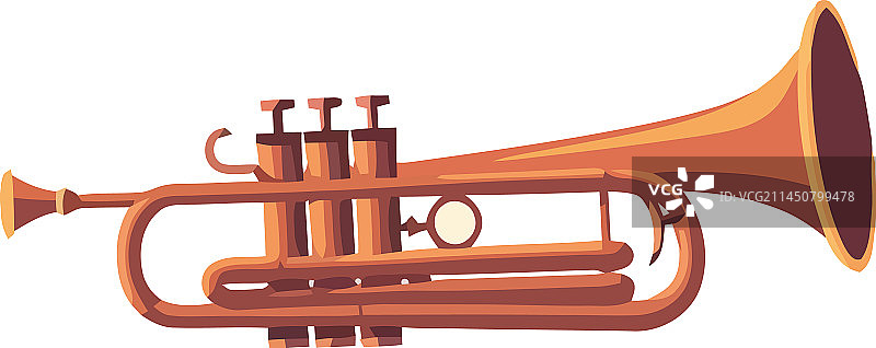 闪亮的小号设计图片素材