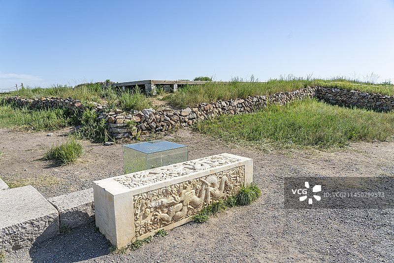 夏天内蒙古元上都宫殿遗址图片素材