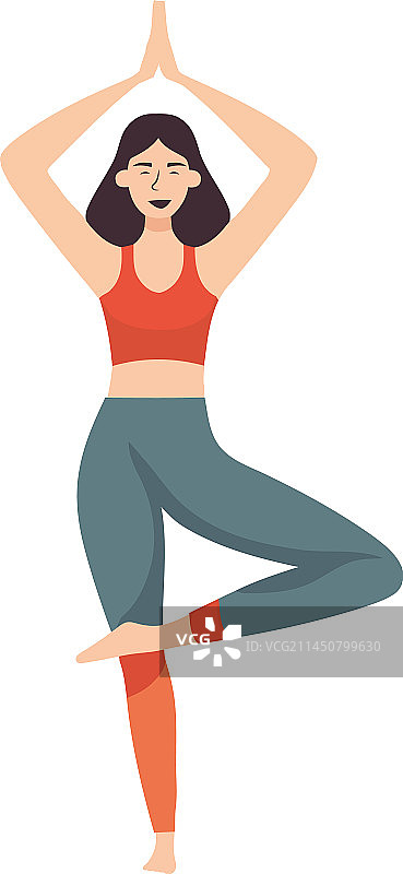 妇女练习瑜伽图片素材