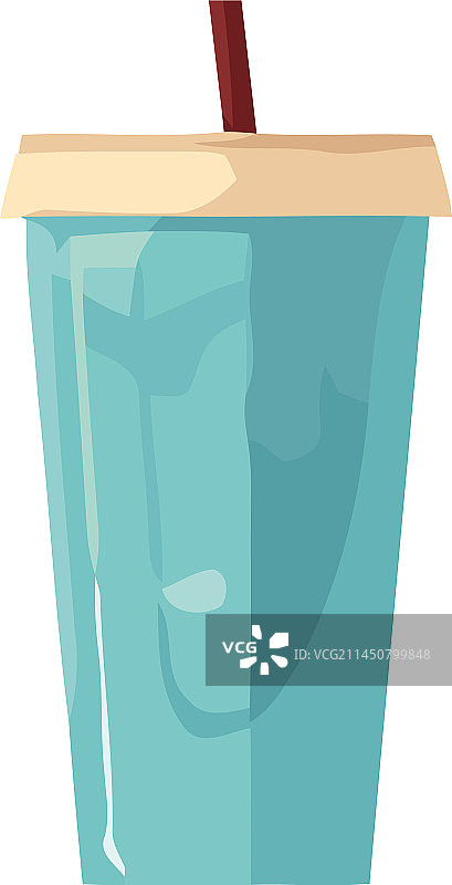 带吸管的塑料杯图片素材