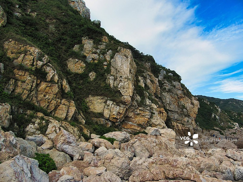 穿越深圳南澳东西涌图片素材
