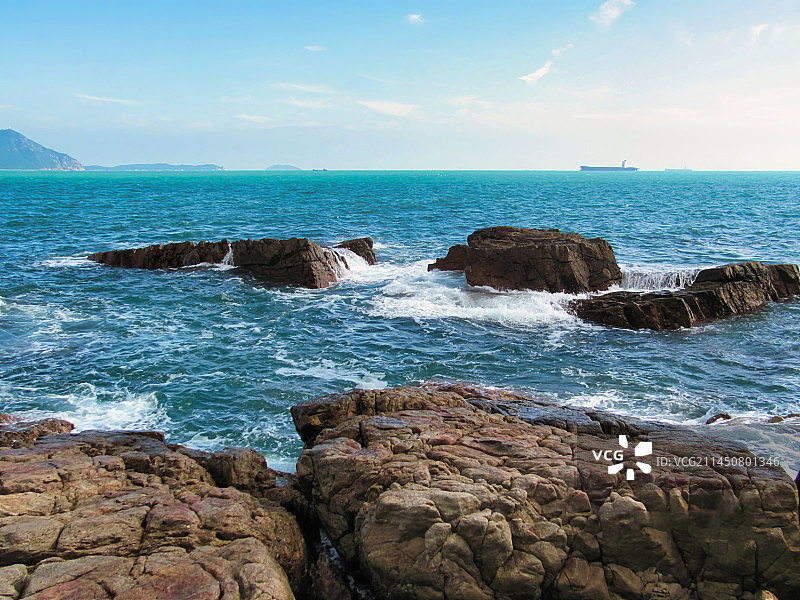 穿越深圳南澳东西涌图片素材