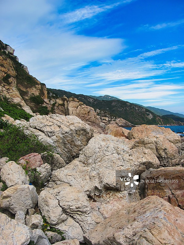 穿越深圳南澳东西涌图片素材
