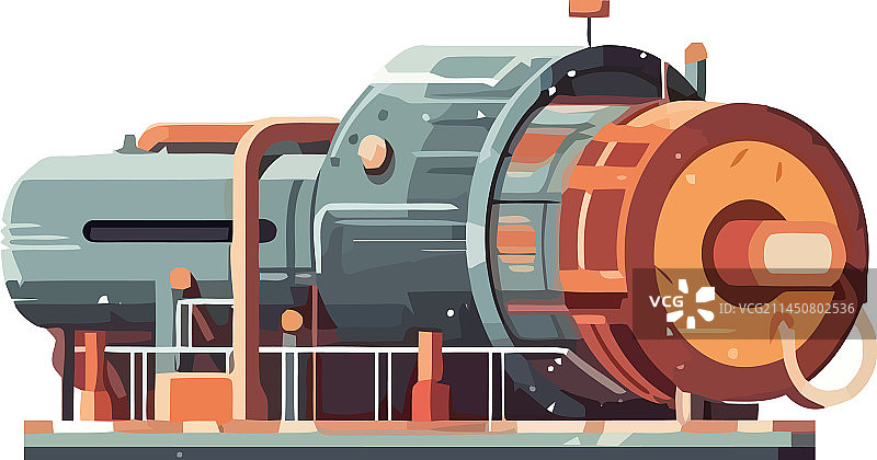 现代发动机图片素材