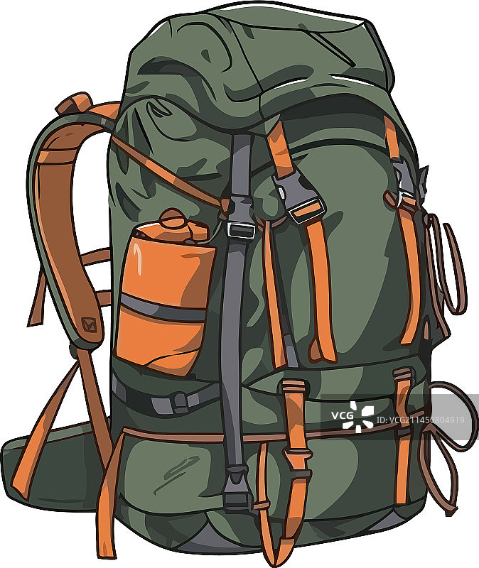 登山徒步旅行背包图片素材