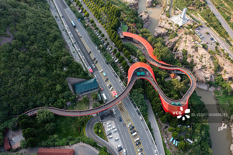 河南安阳林州国家5A级景区--红旗渠青年洞图片素材