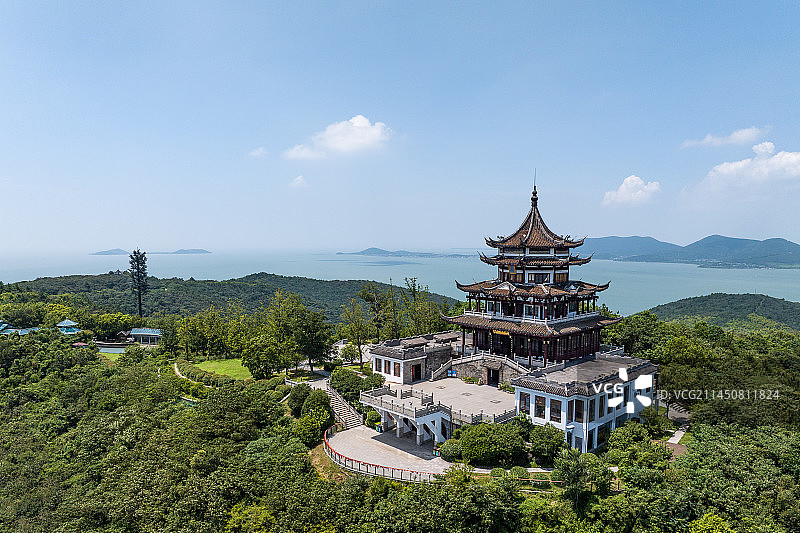 太湖渔洋山风景区图片素材