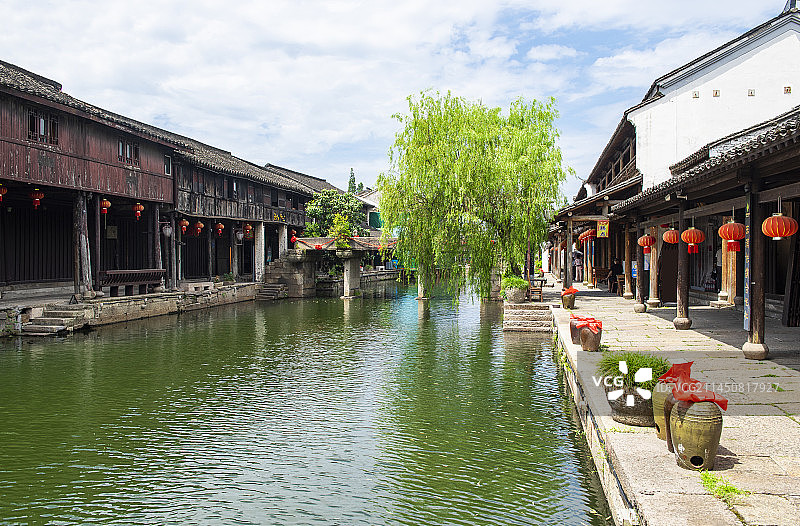 绍兴黄酒小镇 东浦古镇 江南水乡图片素材
