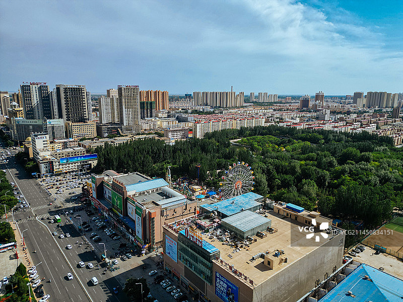 巴彦淖尔 人民公园 临河三中 星月广场 河套学院 临河图片素材