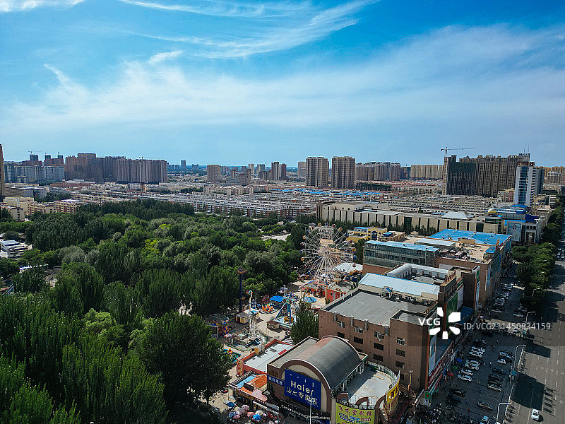 巴彦淖尔 人民公园 临河三中 星月广场 河套学院 临河图片素材