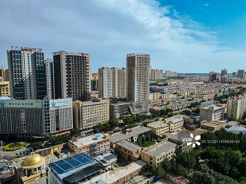 巴彦淖尔 人民公园 临河三中 星月广场 河套学院 临河图片素材