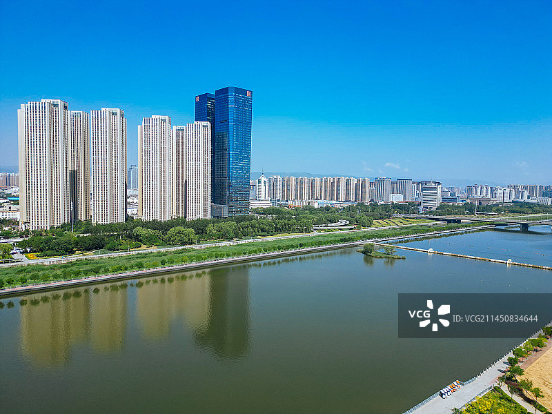 太原 山西博物馆 地质博物馆 图书馆 港澳中心 中海国际中心 焦煤大厦图片素材