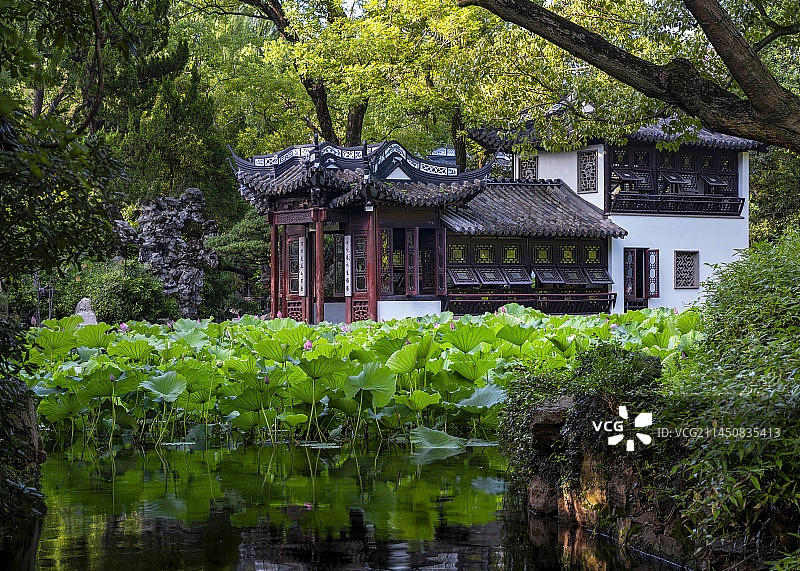 上海嘉定区古猗园图片素材