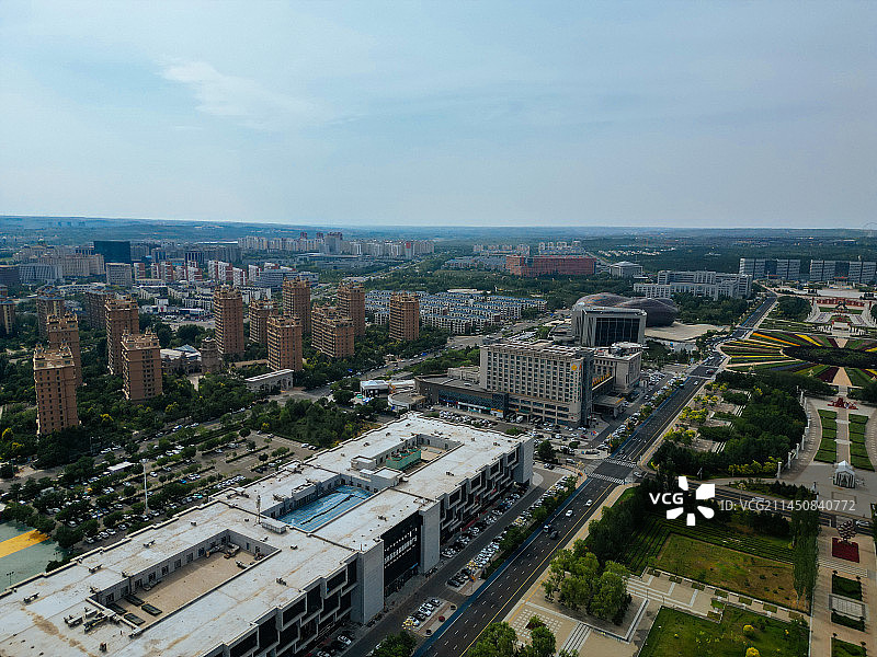 鄂尔多斯 成吉思汗广场 双驹广场 博物馆 大剧院 象棋广场 CBD图片素材
