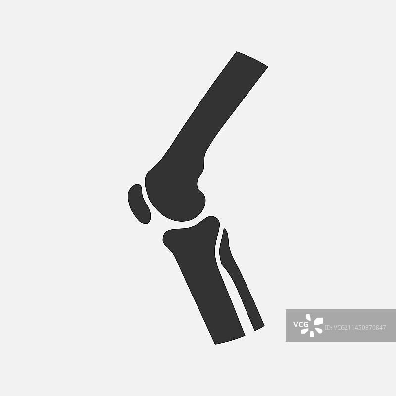 膝盖标志图片素材