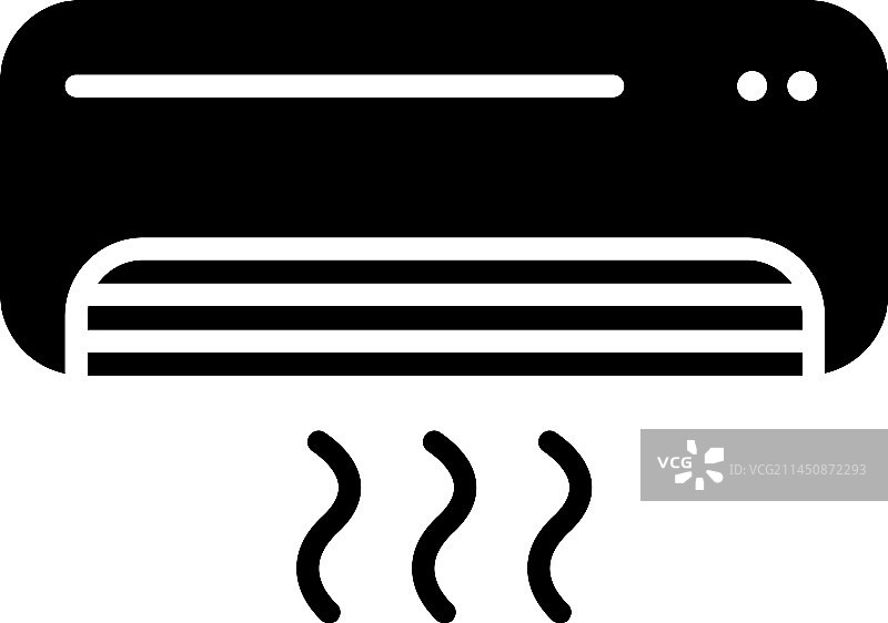 扁平风格空调图标图片素材