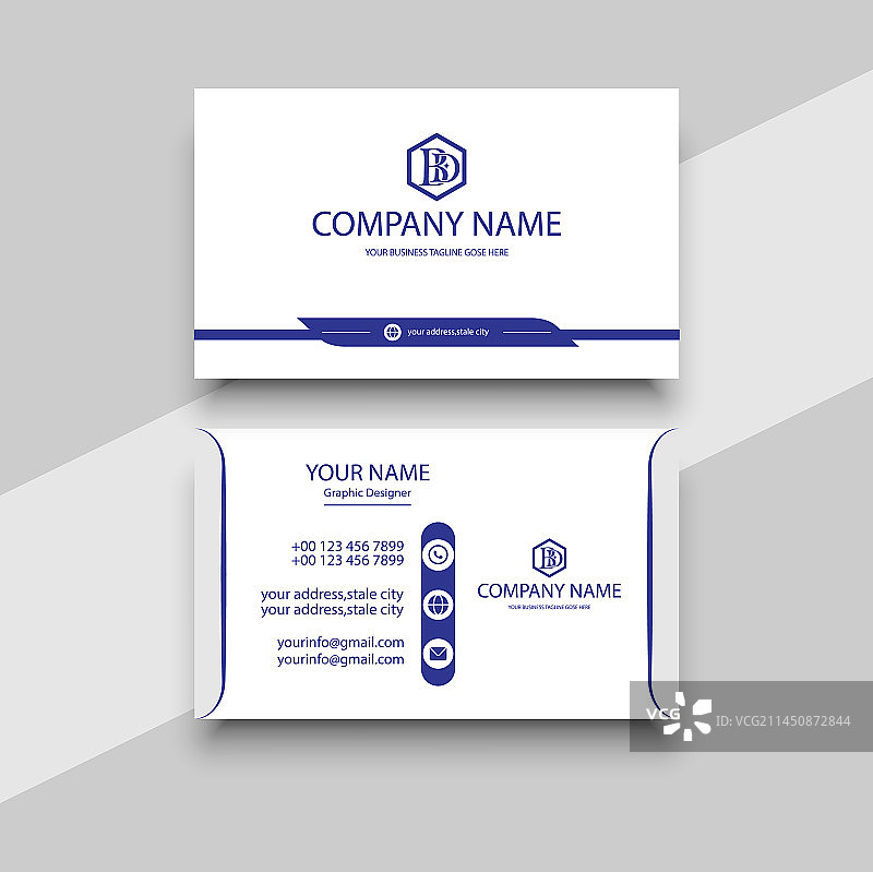 企业品牌形象名片模板图片素材