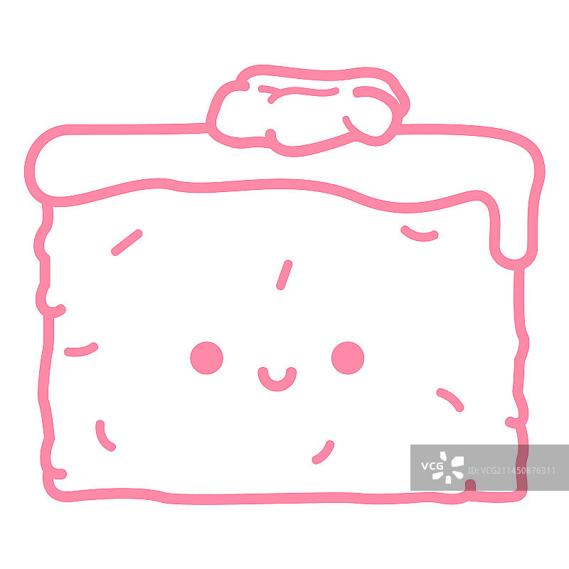 胡萝卜蛋糕笔触图片素材