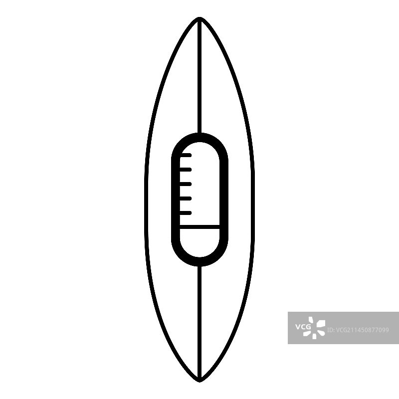 独木舟划桨设备设计图片素材